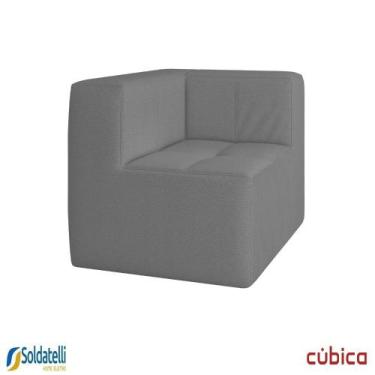 Imagem de Sofá na Caixa Modular Expansível Evo Canto Vários Tecidos - Cúbica Est