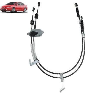 Imagem de Par Cabo Conjunto Seletor Seleção Comando Alavanca Marcha Câmbio Manual New Civic Si 2007 2008 2009 2010 2011