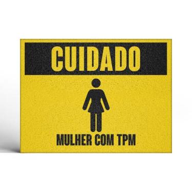 Imagem de Capacho Cuidado Mulher com TPM - Império da Impressão