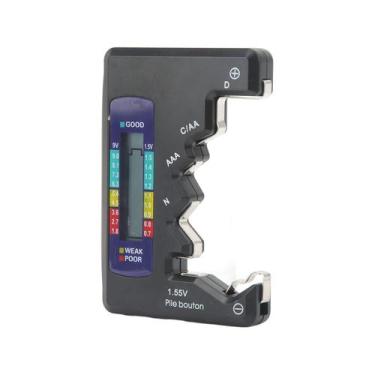Imagem de Testador de bateria Odorkle LCD Display para DC N AAA AA 9V 1.5V
