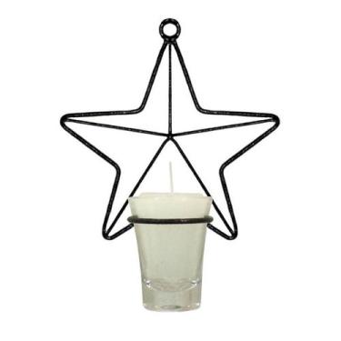 Imagem de Estrela P Parede Vela Branca Arandela Decorativa Castiçal - Velitas (r