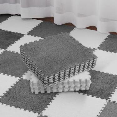 Imagem de Amylove, 36 peças, espuma de pelúcia, tapete de brincar, 30 x 30 x 1 c