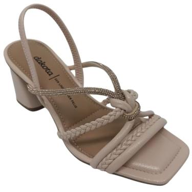 Imagem de Sandália Dakota Feminina Salto Bloco 7cm Confortável (Atlantis Rosado, BR, Adulto, Numérico, 36)