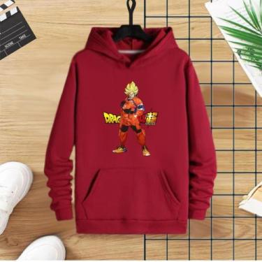 Imagem de Blusa moletom infantil - Cabidekids, Vermelho, 10