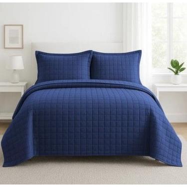 Imagem de Kit Cobre Leito ATHENAS 3 Peças Casal Dupla Face 400 FIOS Micropercal 