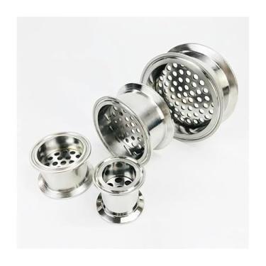 Imagem de Placa de filtro 2" (51 mm) Virola 64 mm Placa de filtro tripla para fabricação de cerveja caseira acessórios aço inoxidável 304