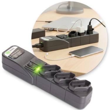 Imagem de Extensão Elétrica Filtro de Linha 1,20 Metros Bivolt 3 Saida - âIpec