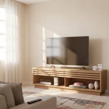 Imagem de Rack de Sala de Estar Moderno 2 Metros - Para TVs até 65 polegadas, co