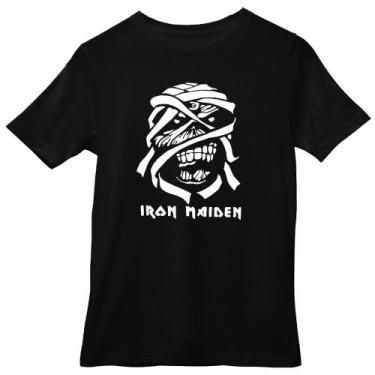 Imagem de Camisa Iron Maiden Banda Heavy Metal Banda de Rock Unissex Masculino F