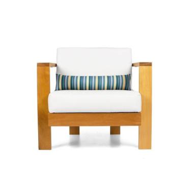 Imagem de Poltrona Bahamas Acquablock Branco Off - R9 Design Futon