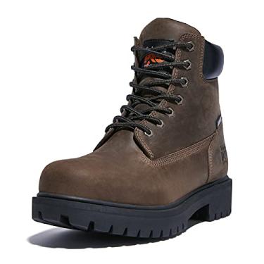 Imagem de Timberland PRO Bota de trabalho masculina Direct Attach 15 cm, bico de segurança, impermeável, isolamento térmico, Marrom, 8.5