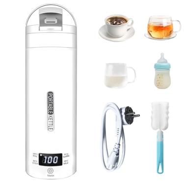 Imagem de Chaleira elétrica portátil Smart Small Hot WaterTravel para café de chá,480ML,aço inoxidável 316,controle de temperatura 4,água fervente rápida,desligamento automático e proteção seca contra fervura