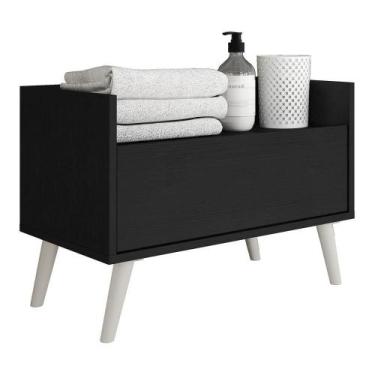 Imagem de Gabinete Armário Banheiro 80Cm Retrô Multimóveis V5000 - MULTIMOVEIS