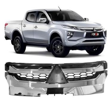 Imagem de Grade Radiador L200 Triton 2021 2022 2023 Cromado - DFEB