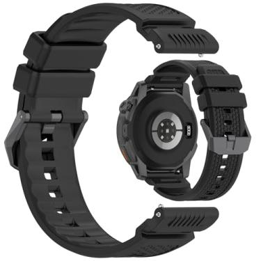 Imagem de MOTONG Pulseira de substituição compatível com Coros Nomad – Pulseira de silicone de reposição de 24 mm compatível com Coros Nomad (preto)