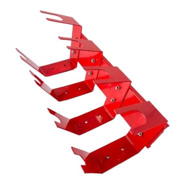 Imagem de LAUCO Suporte magnético para pistola de pulverização de tinta, comporta 4 alimentação por gravidade - Prenda à parede da cabine de pulverização, sala de mistura de tinta, gabinete de estação de