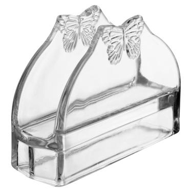 Imagem de Porta Guardanapos De Vidro Butterfly 13Cm Wolff