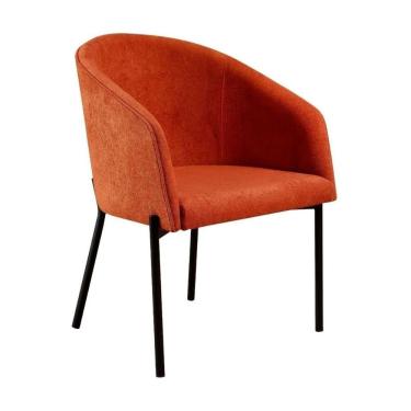 Imagem de Poltrona Decorativa Com Pés De Ferro Multimóveis Cr7010 Terracota Terracota