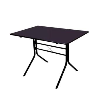 Imagem de Mesa Moema 120x70 Preta Base Preta