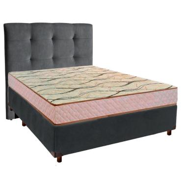 Imagem de Kit Cama Box + Cabeceira + Colchão Casal D33 - Maxsono - Paropas