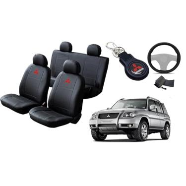 Imagem de Capa de couro para o banco pajero 1999-2008 proteção impermeável