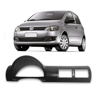 Imagem de Acabamento Moldura Painel Fox 2003 2004 2005 2006 2007 2008 2009 2010 Preto