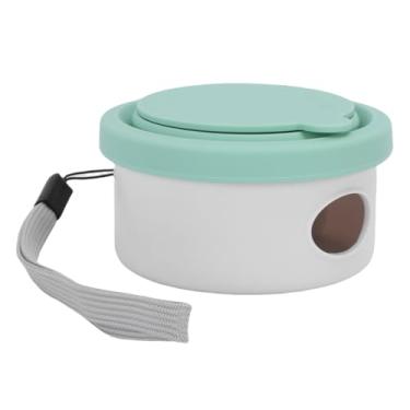 Imagem de Diydeg Tigela Dobrável para Viagem de Cachorro, Tigela Portátil de Silicone para Animais de Estimação Com Tampa para Acampamento, Caminhadas, Atividades Ao Ar Livre, Prato de água (Azul claro)