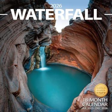 Imagem de Calendário de parede 2025-2026 - Calendário de parede mensal pendurado em cascata com grandes blocos para organização e planejamento, agenda acadêmica, casa, escritório e família, papel grosso e