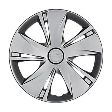 Imagem de Calota 451ar-pta aro 14 prata aro de pressão - unidade - GRID PRATA