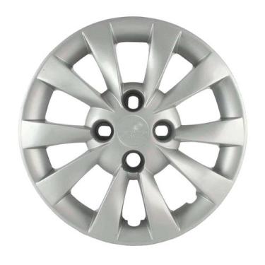 Imagem de Calota 019ca-pta aro 14 prata cubo alto - unidade - GRID PRATA