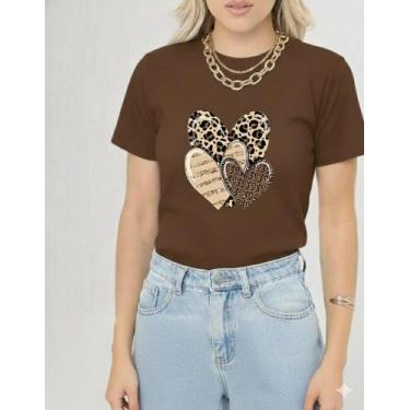 Imagem de Blusa Feminina Básica Ideal Para Looks Estilosos - Trajano Store, Marr