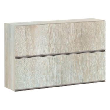 Imagem de Armário Basculante Duplo 120cm 2 Portas Luci Legno Crema