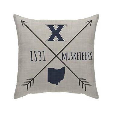 Imagem de Pegasus Sports Almofada decorativa NCAA com flecha cruzada - Xavier Musketeers