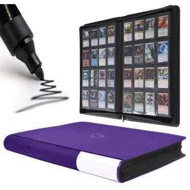 Imagem de Encadernador de cartões D DACKIT modelo C 16 Pocket 1600 Cards Purple 