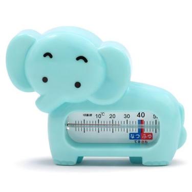 Imagem de Termômetro de Banho Elefante Infantil Elefantinho Azul - Castela