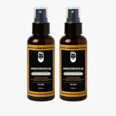 Imagem de Kit 2x Pro Barber MinoxDNACapilar 120ml Crescimento Barba Cabelo Rápid