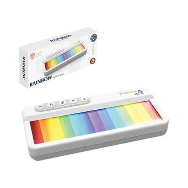 Imagem de Teclado Portátil Brilhante Com 5 Instrumentos E 13 Melodias, Música El