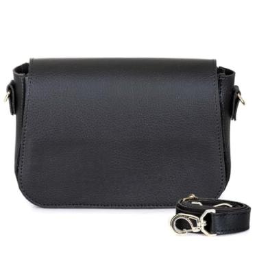 Imagem de Bolsa Feminina Pequena de Ombro Alça Transversal (Preto)