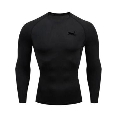 Imagem de Camiseta De Manga Longa Dry Fit Para Homens, Roupas De Fitness, Camise