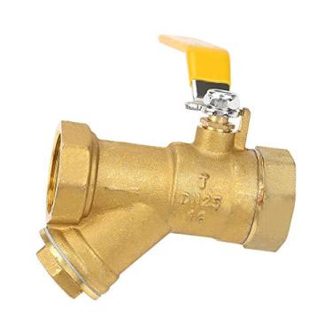 Imagem de Generic Válvula de Esfera de Filtro Tipo y de Latão, Rosca Fêmea Bsp Dn25 de 1 Polegada para água, Gás, óleo, 1 Polegada, Controle Npt, Fluido Regulador