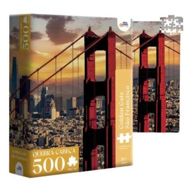 Imagem de Quebra Cabeça Ponte Golden Gate São Francisco 500 Pçs 8082 - Toyster
