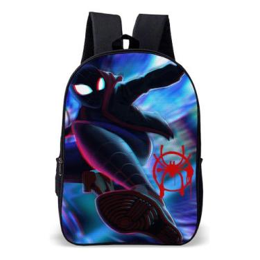 Imagem de Mochila Infantil Escolar Simples Novidade Tema Aranha Super Lançamento