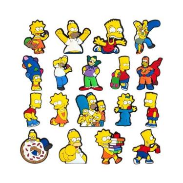 Imagem de Pingentes De PVC Para Calçados Infantil Simpsons, 9-25 Peças, Decoraçõ