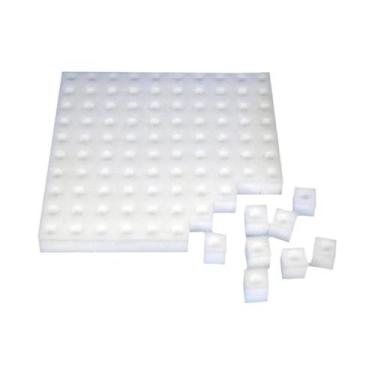 Imagem de 100 Peças De Esponjas Hidropônicas Para Cultivo De Mudas, Vasos E Band