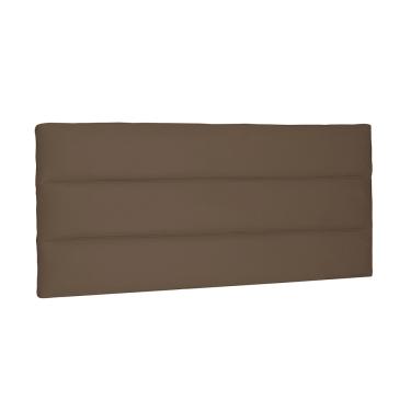 Imagem de Cabeceira Painel La Italiana Para Cama Box King 195 cm Suede Caramelo - D'Rossi