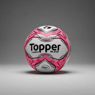 Imagem de Bola Futebol Campo Topper Slick Ii Cor Rosa