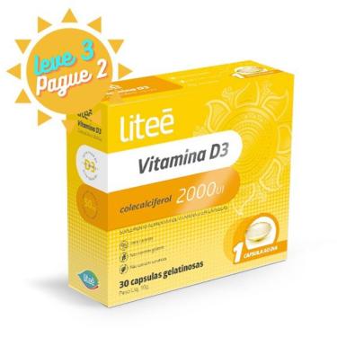 Imagem de Vitamina D3 Colecalciferol 2000 5ug 30 Cápsulas Gelatinosas