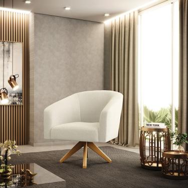 Imagem de Cadeira Sala de Jantar Giratória MA30 Stella Bouclê D03 - D'Rossi