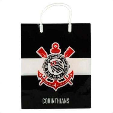 Imagem de Sacola De Presente Oficial Time Futebol 33x27cm - Mileno, Único, CORIN