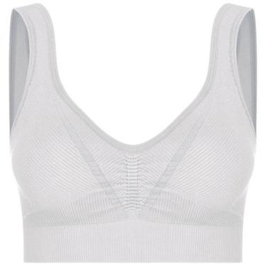 Imagem de Top Esportivo Lupo Af Basic Com Bojo Removível - Branco, M